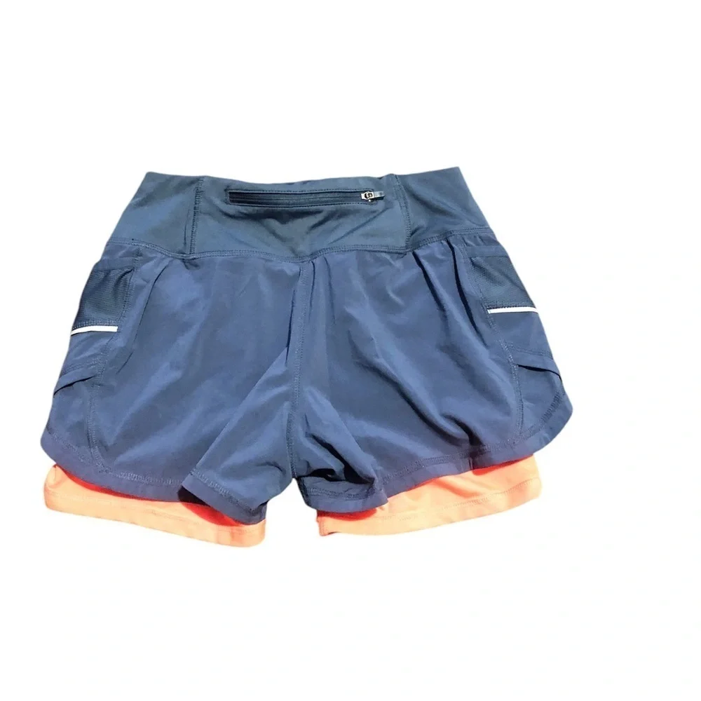 Athleta ready set go 2 in 1 running shorts